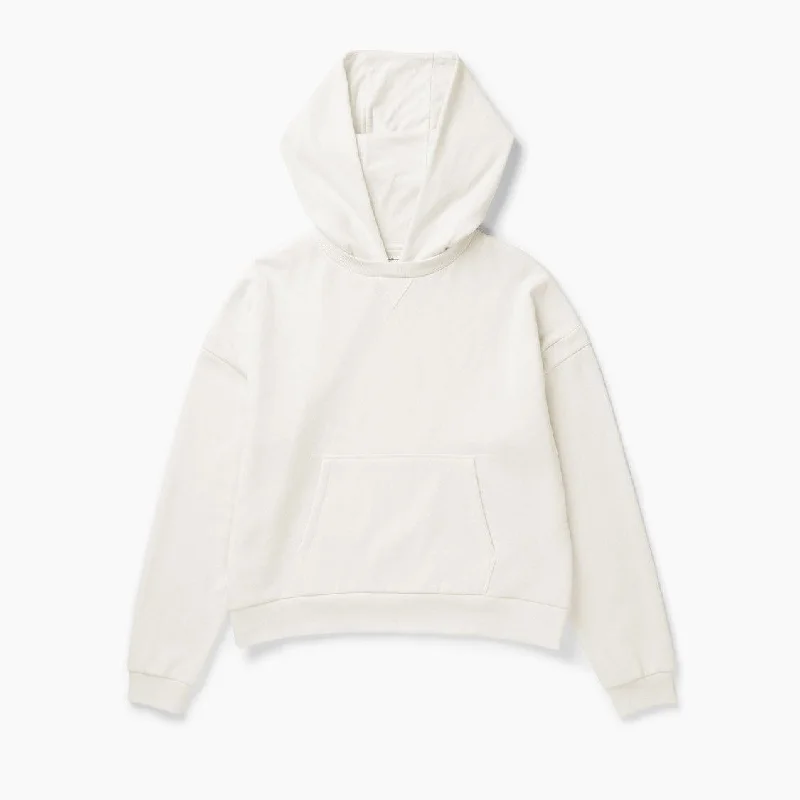 Recycled Fleece Hoodie (Bone)