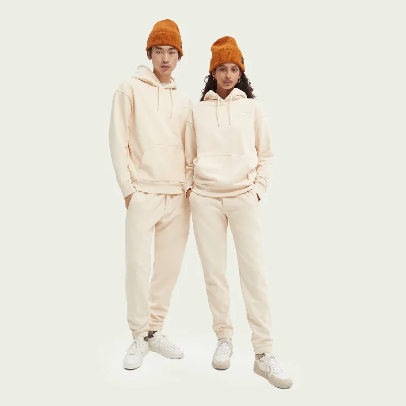 Relaxed Fit Felpa Hoodie (Off White)