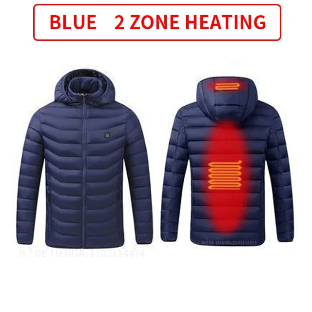 2 Areas heated Blue / M