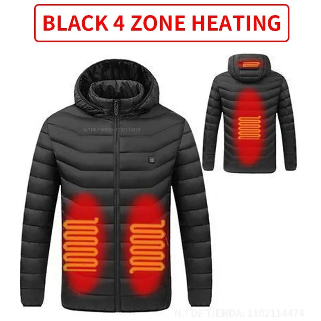 4 Areas heated Black / M