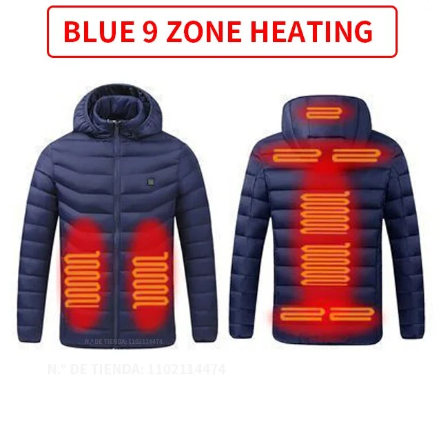 9 Areas heated Blue / M