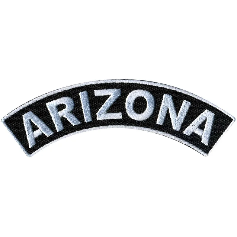 Hot Leathers Arizona 4” X 1” Top Rocker Patch PPM4006