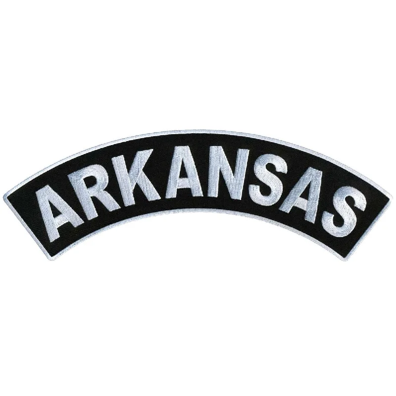 Hot Leathers Arkansas 12” X 3” Top Rocker Patch PPM4007