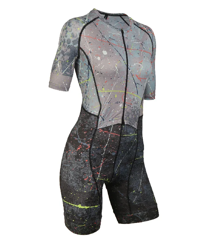 W. PERFORMANCE TRI SUIT - GRUNGE