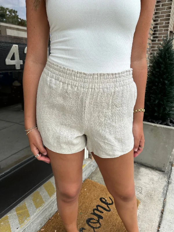 Gretchen Shorts- Melange/Khaki