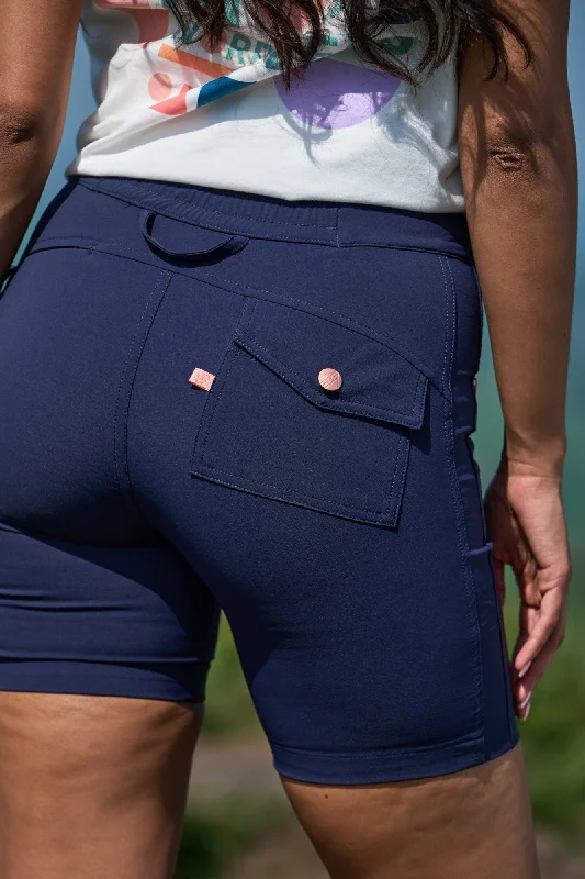 Mid Length Trek Shorts - Deep Navy