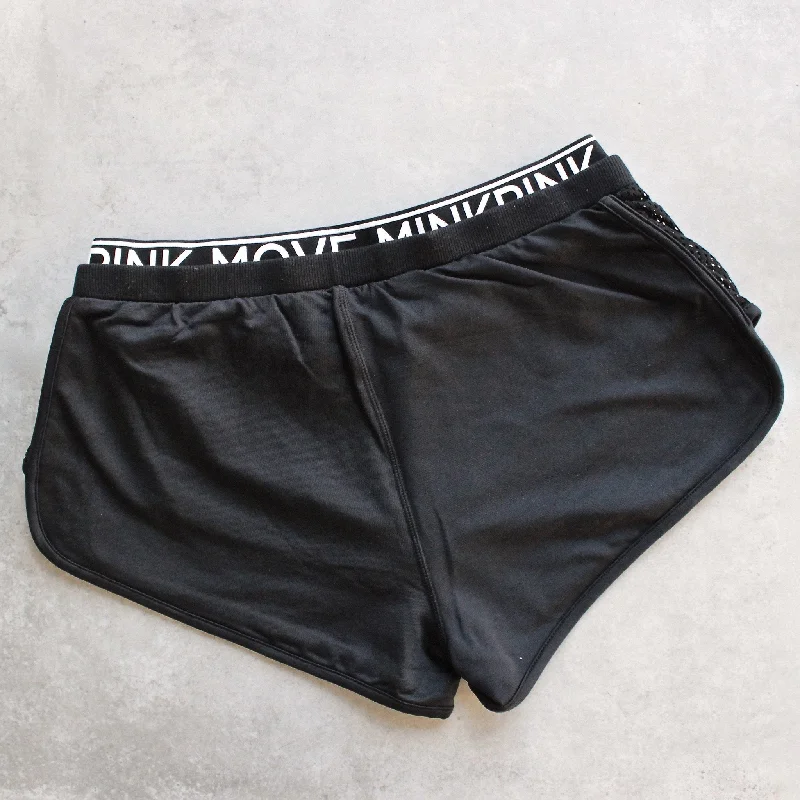 Final Sale - Minkpink - The Dark Side Jogger Shorts in Black