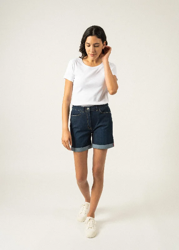 Miranda jean shorts - with lapels (JEAN)