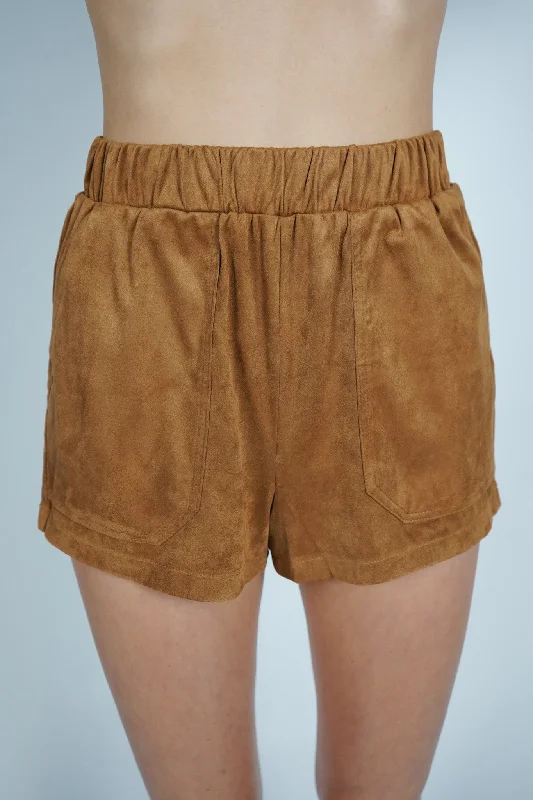 Suede Faux The Record Short