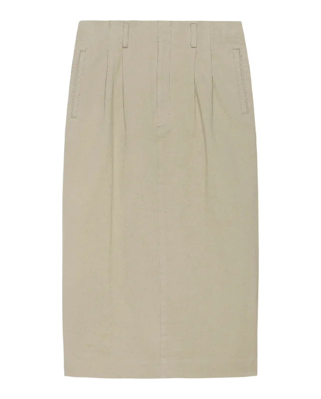 The Pleated Column Skirt. -- Desert Fatigue