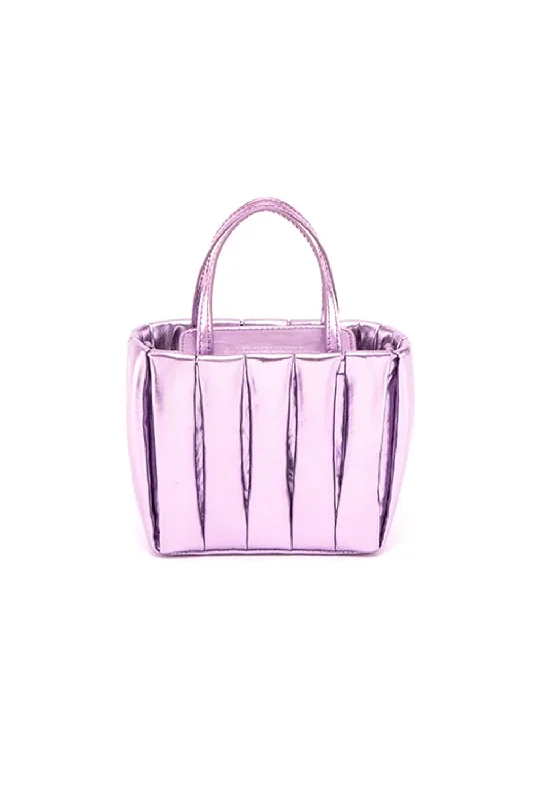 Aria Laminated Bag in Lilac