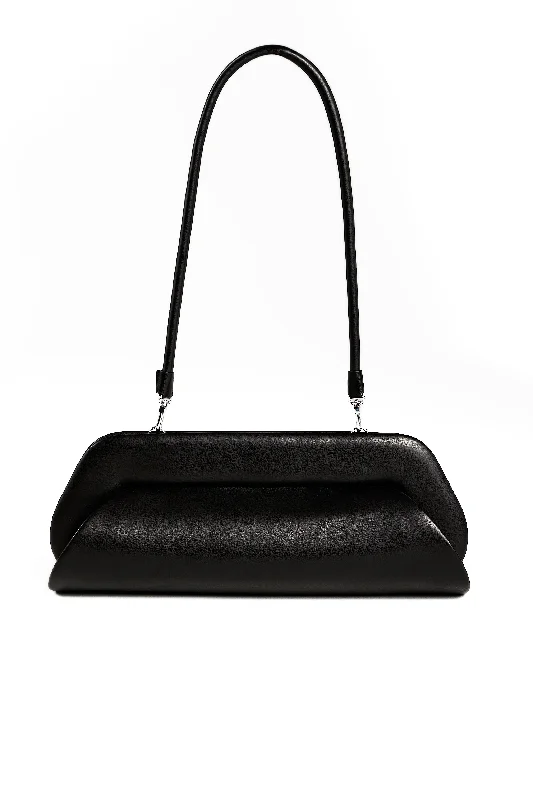 Dioni Vegan Leather Bag in Black