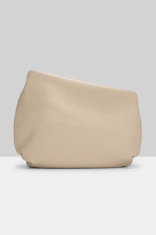 Fantasma Grained Leather Bag in Biscuit