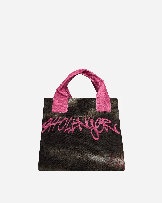 Maxi Tote Bag Pink Graffiti