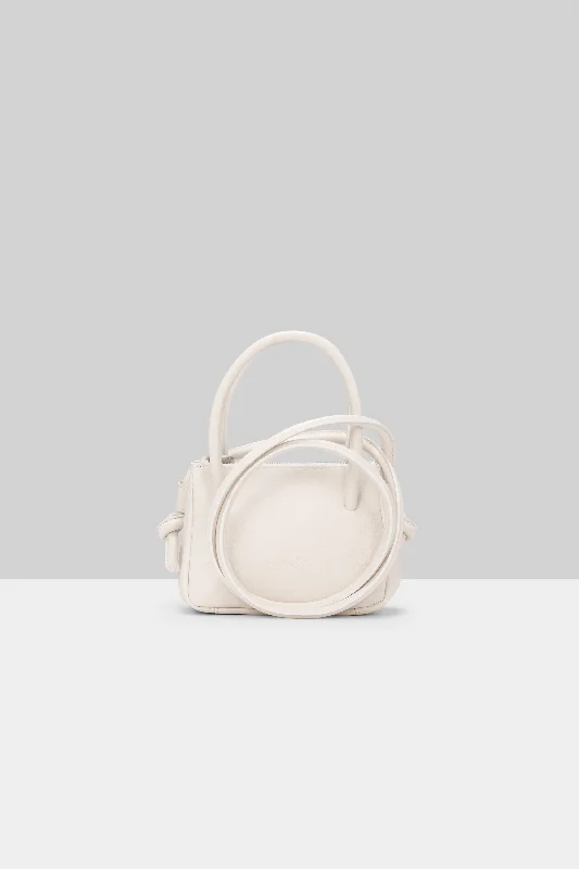 Sacco Piccolo Leather Bag in Ivory